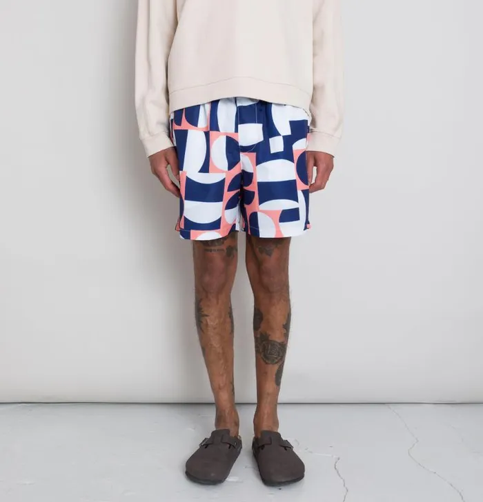 Folk Clothing Shorts Swimshorts 8211 Moon Print DP 8211 Mens