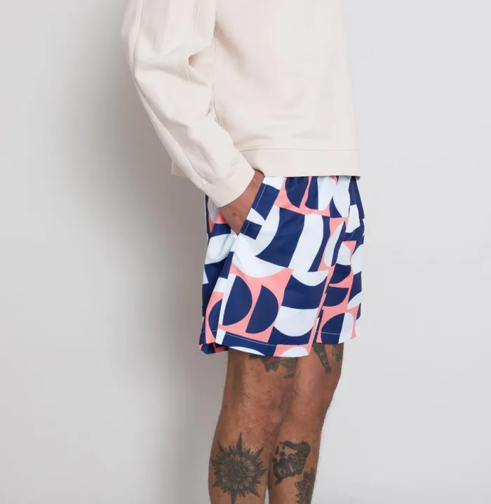 Folk Clothing Shorts Swimshorts 8211 Moon Print DP 8211 Mens