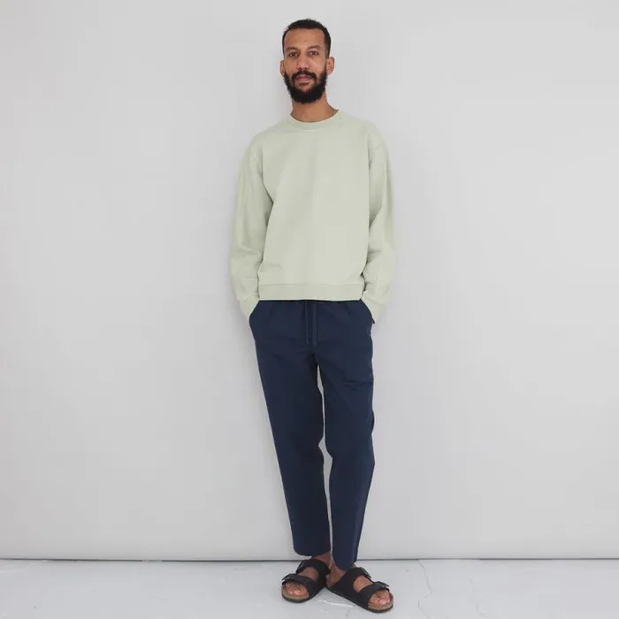 Folk Clothing Sweatshirts Prism Sweat 8211 Light Olive 8211 Mens