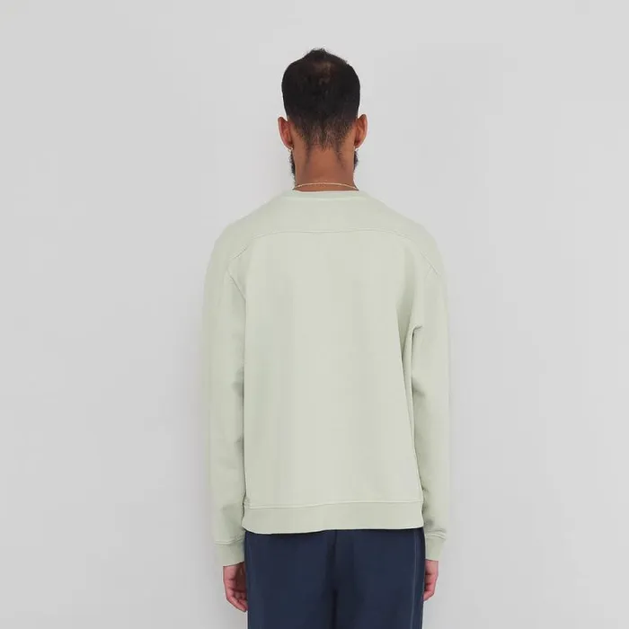 Folk Clothing Sweatshirts Prism Sweat 8211 Light Olive 8211 Mens
