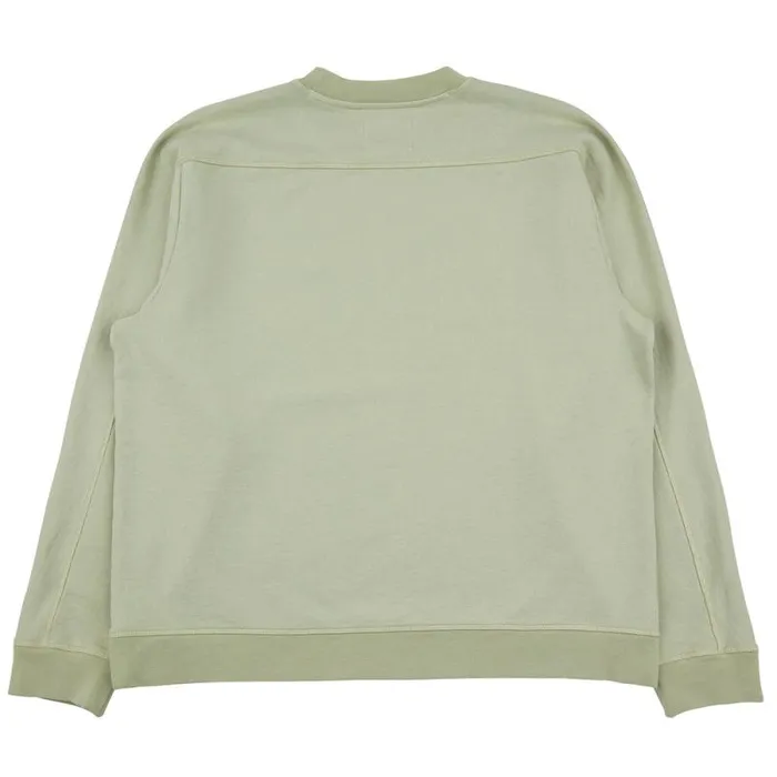 Folk Clothing Sweatshirts Prism Sweat 8211 Light Olive 8211 Mens