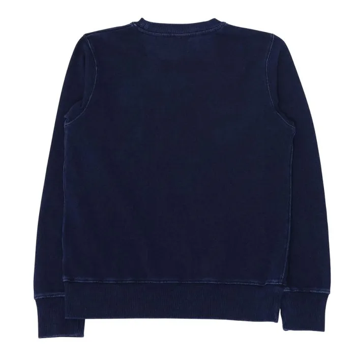 Folk Clothing Sweatshirts Wash Indigo Sweat 8211 Blue 8211 Fish 8211 Mens