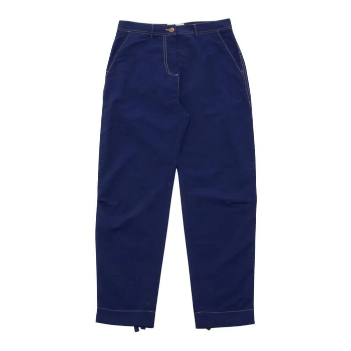 Folk Clothing Trousers Barrel Trousers 8211 Mid Blue 8211 Womens