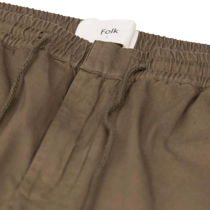 Folk Clothing Trousers Drawcord Trousers 8211 Khaki 8211 Mens