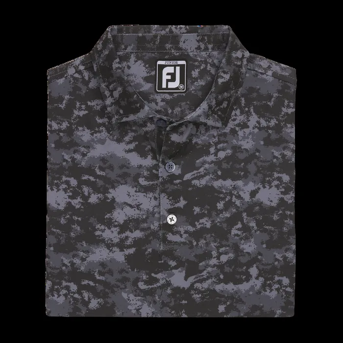 FootJoy Apparel WomenMen Cloud Camo Shirt Junior Black