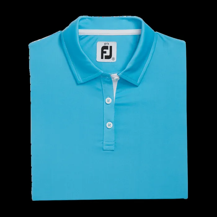 FootJoy Apparel WomenMen Short Sleeve Shirt Junior Girl Aqua
