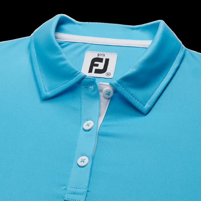 FootJoy Apparel WomenMen Short Sleeve Shirt Junior Girl Aqua