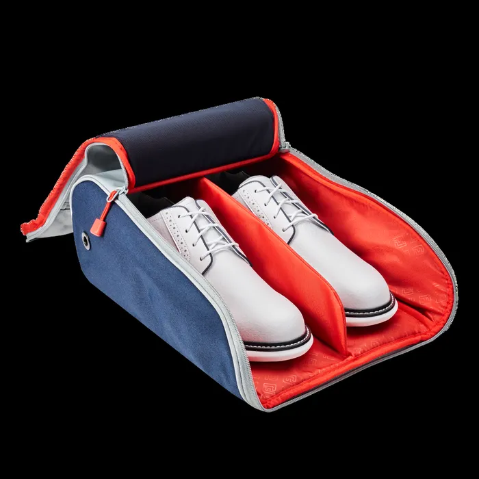 FootJoy Bags Shoes and Travel WomenMen Deluxe Shoe Bag Grey Navy FootJoy Bags Shoes and Travel WomenMen Deluxe Shoe Bag Grey Navy