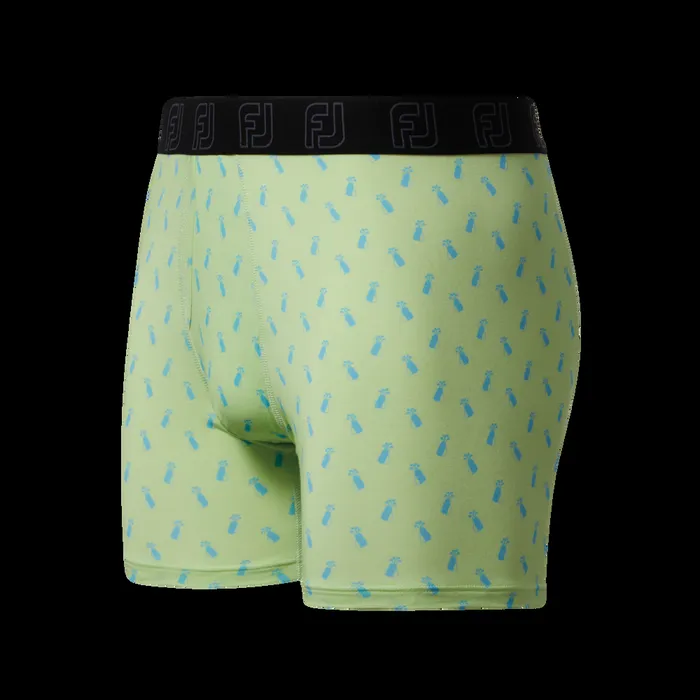 FootJoy Boxer Briefs Men Golf Motif Boxer Brief Palm Green