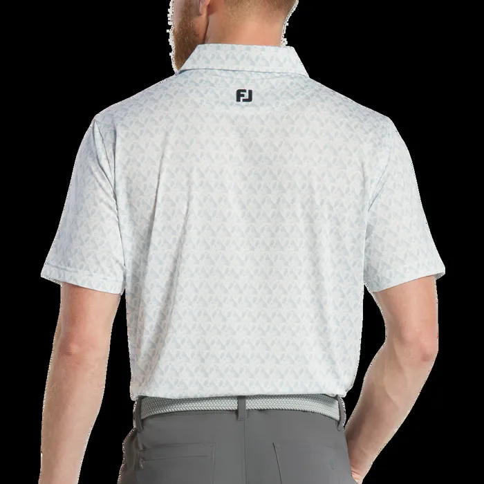 FootJoy Shirts Men Soaring Eagle Lisle White FootJoy Shirts Men Soaring Eagle Lisle White