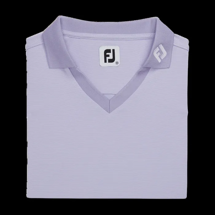 FootJoy Shirts Women End On End 8211 FJ Tour Logo Lavender FootJoy Shirts Women End On End 8211 FJ Tour Logo Lavender