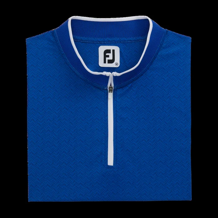 FootJoy Shirts Women Sleeveless QuarterZip Cobalt FootJoy Shirts Women Sleeveless QuarterZip Cobalt