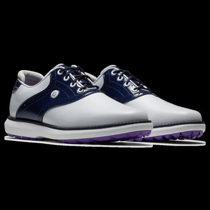 FootJoy Spikeless Women Traditions Spikeless White Navy FootJoy Spikeless Women Traditions Spikeless White Navy