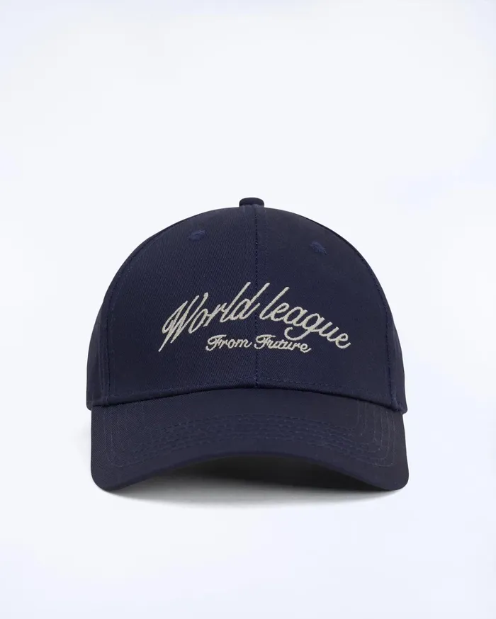 From Future Caps World League Curved Visor Cap Navy