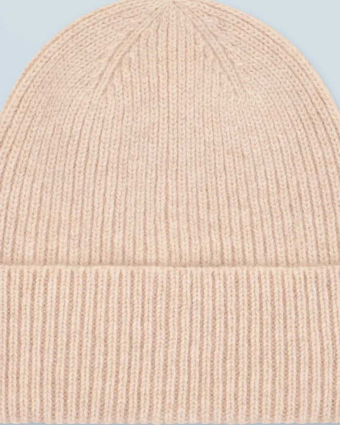 From Future Cashmere Beanies Beanie Heather Beige