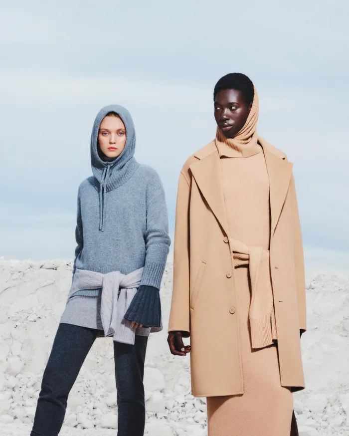 From Future Cashmere Scarves and Collars Regular Ribbed Collar Camel