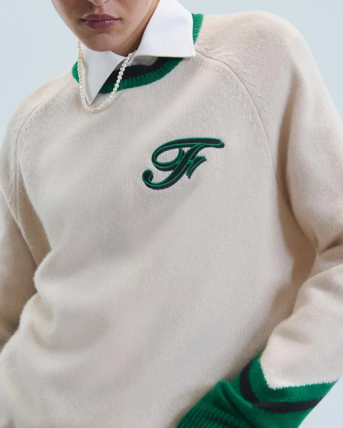 From Future Cashmere Sweaters Women Crewneck Sweater Sand
