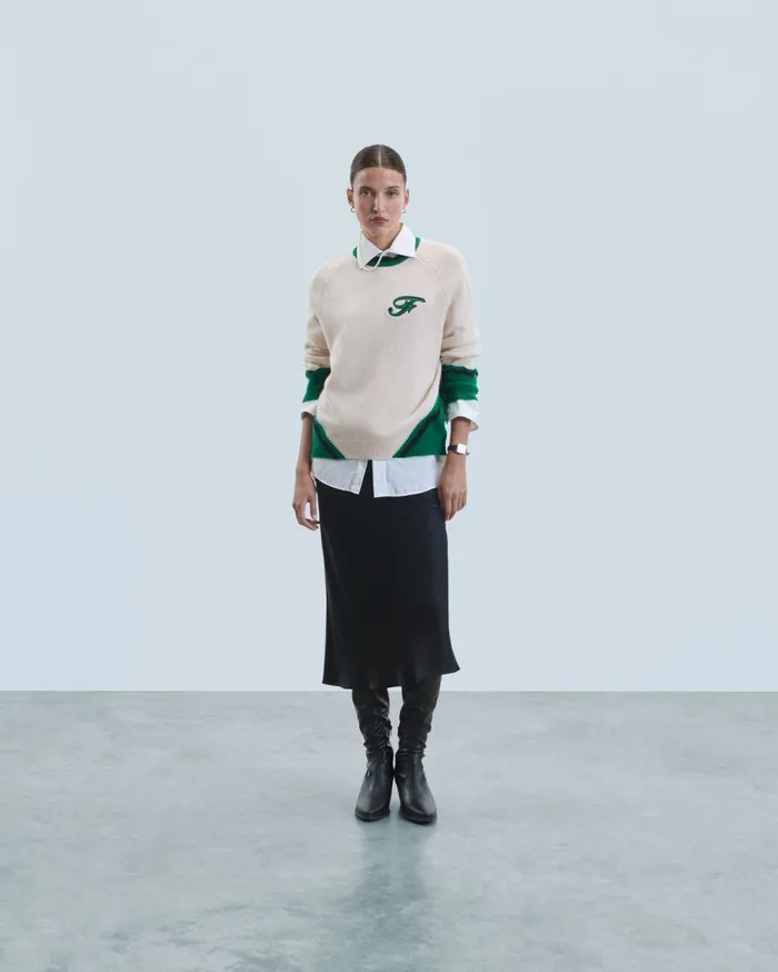 From Future Cashmere Sweaters Women Crewneck Sweater Sand
