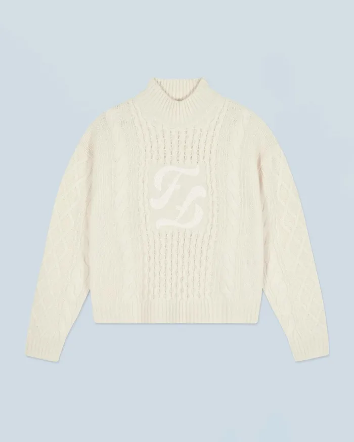 From Future Cashmere Sweaters Women Mock Neck Sweater White