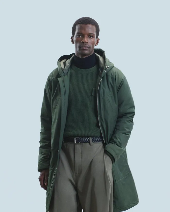 From Future Coats and Jackets Men Outerwear Parka Khaki