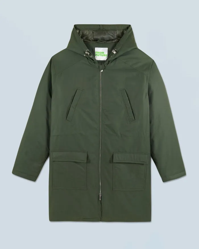 From Future Coats and Jackets Men Outerwear Parka Khaki
