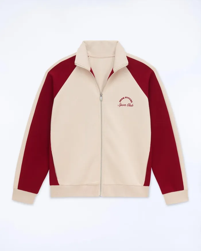 From Future Coats and Jackets Women Zipped Sweatshirt Beige