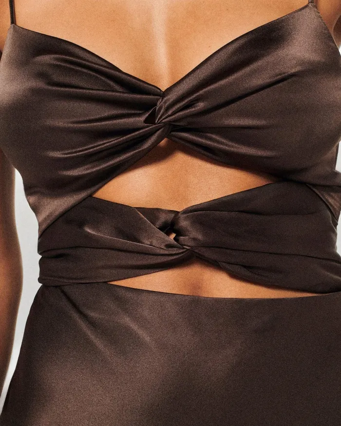 From Future Dresses and Jumpsuits Women Naia Long Strap Dress Chocolate
