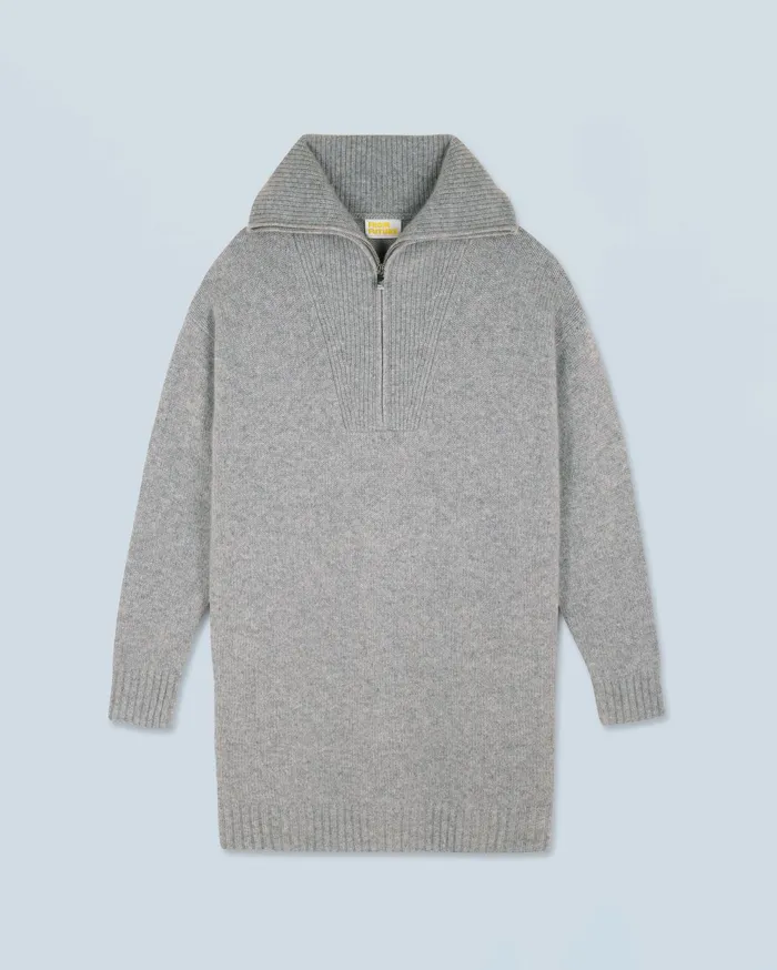 From Future Dresses and Jumpsuits Women Short Dress With Long Sleeves Dark Heather Gray From Future Dresses and Jumpsuits Women Short Dress With Long Sleeves Dark Heather Gray