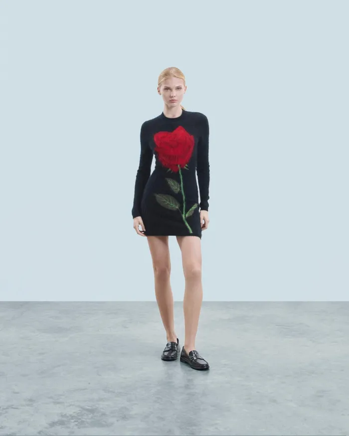 From Future Dresses and Jumpsuits Women Short Dress With Long Sleeves In Brushed Cashmere Black From Future Dresses and Jumpsuits Women Short Dress With Long Sleeves In Brushed Cashmere Black
