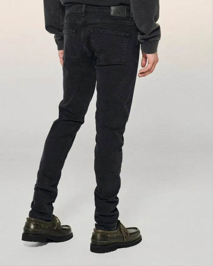 From Future Jeans Men Skinny John Jeans Washed Black