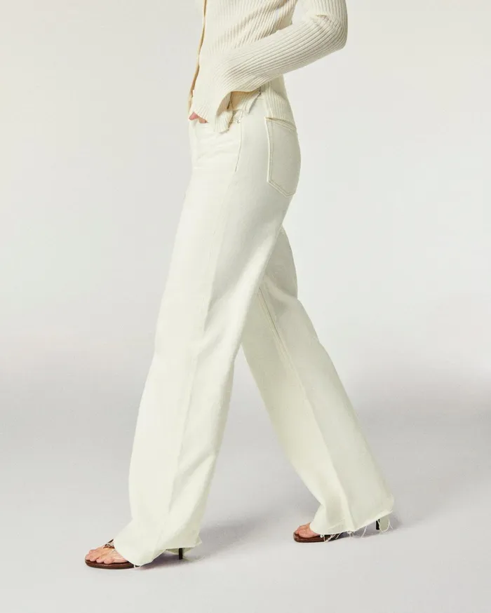 From Future Jeans Women Wide Jeans White