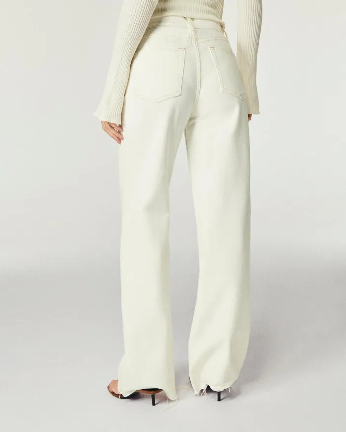 From Future Jeans Women Wide Jeans White