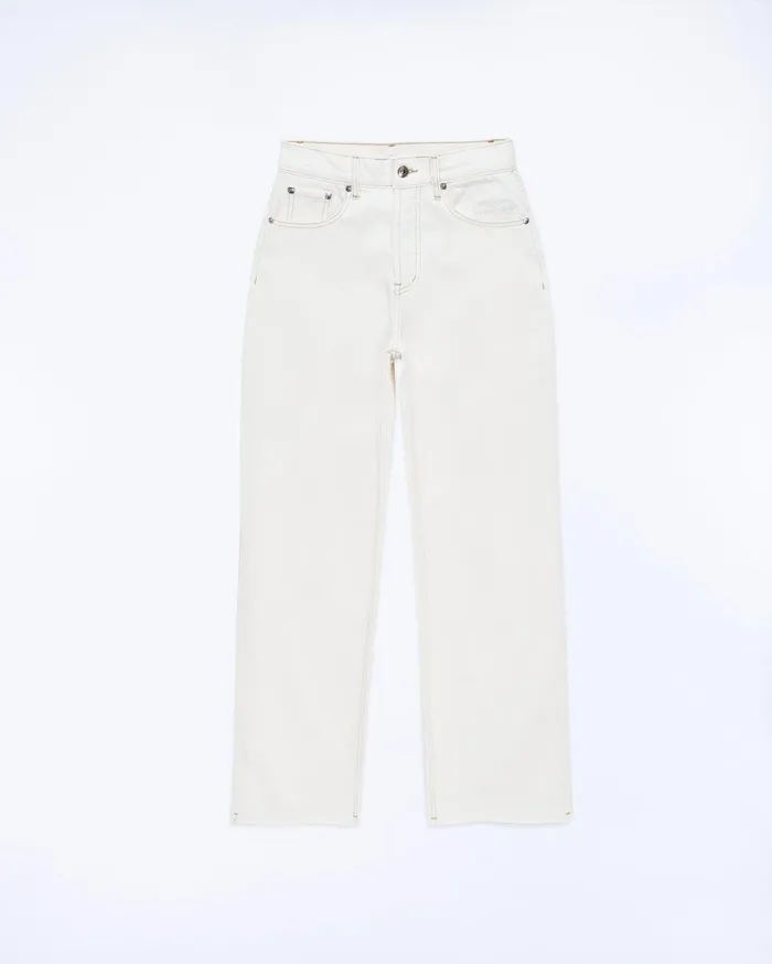 From Future Jeans Women Wide Jeans White