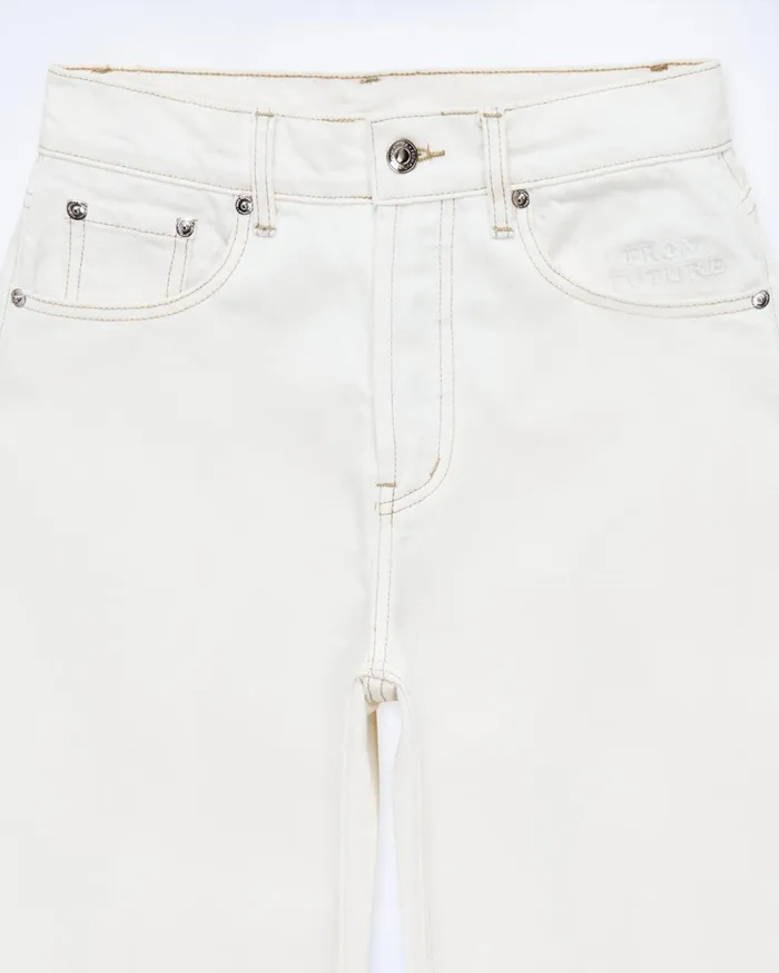 From Future Jeans Women Wide Jeans White
