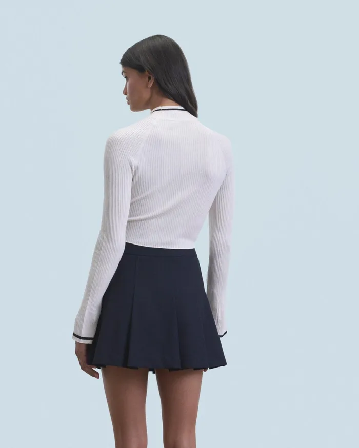 From Future Merino Wool Sweaters Women Mock Neck Sweater Sand