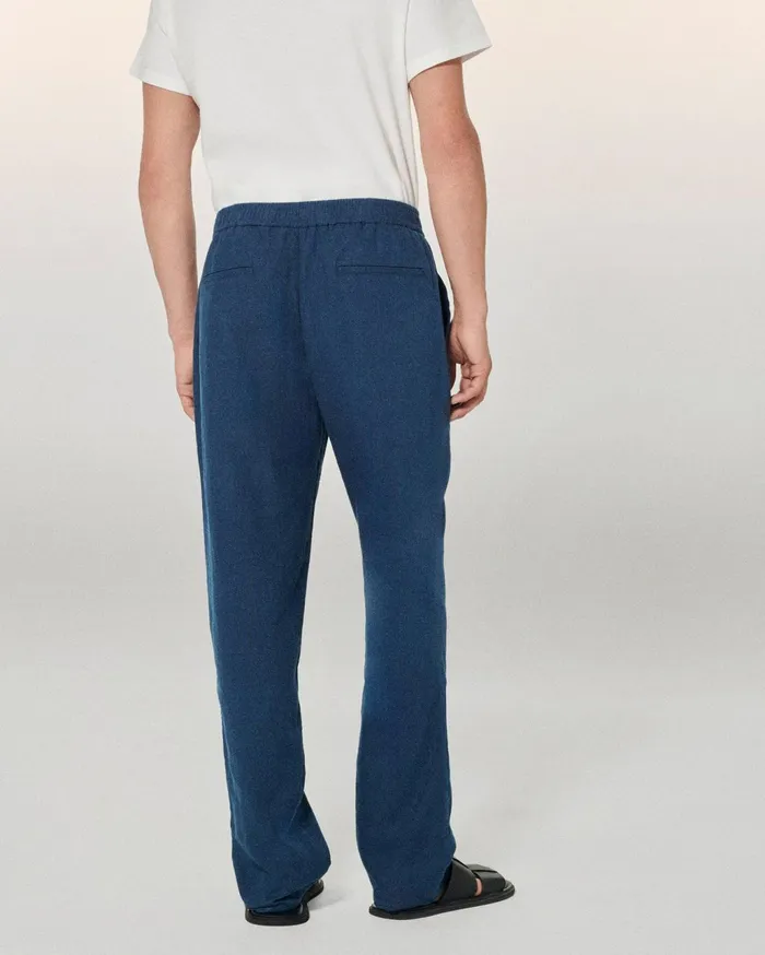 From Future Pants Men Straight Pants Navy