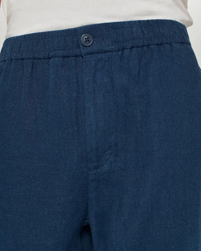 From Future Pants Men Straight Pants Navy