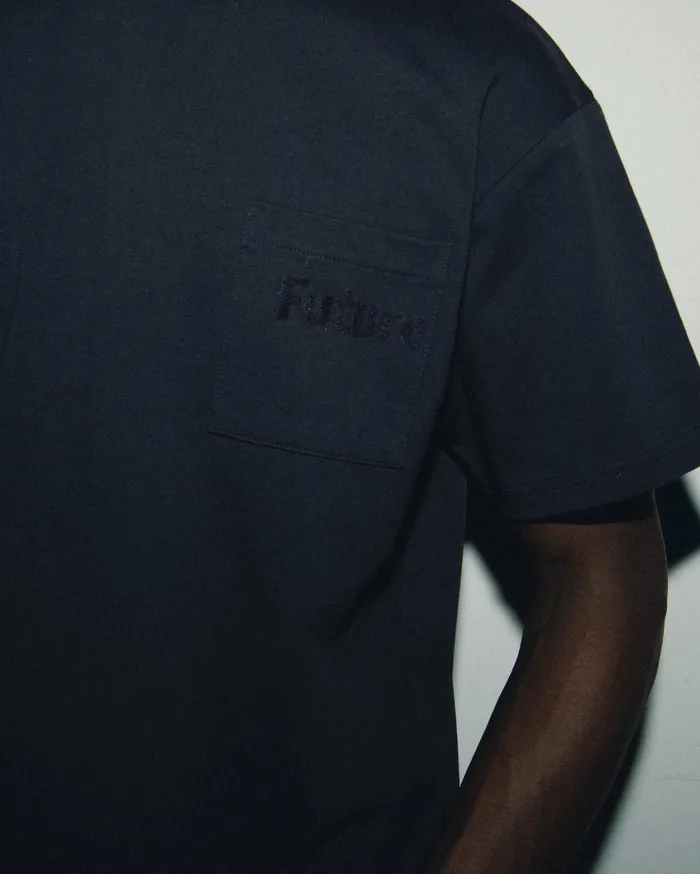 From Future Shirts and TShirts Men Crewneck TShirt Short Sleeves Navy