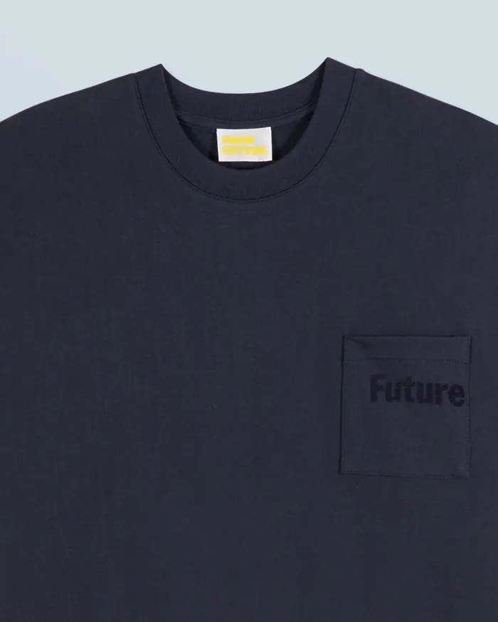 From Future Shirts and TShirts Men Crewneck TShirt Short Sleeves Navy