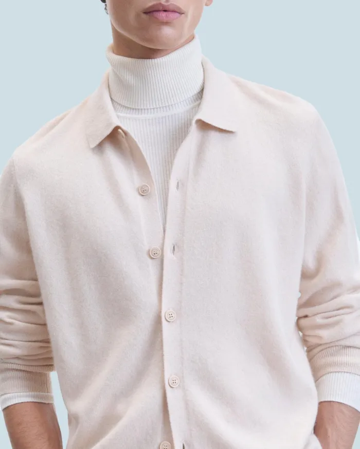 From Future Shirts and TShirts Men Long Sleeve Shirt Sand