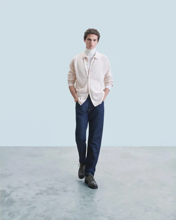 From Future Shirts and TShirts Men Long Sleeve Shirt Sand