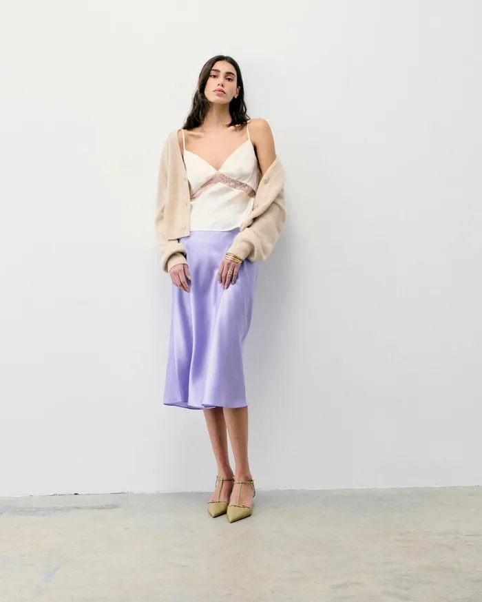 From Future Shirts TShirts and Tops Women Dallia Strap Top Champagne