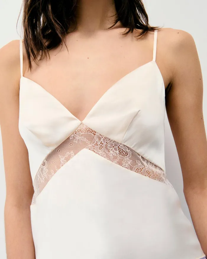 From Future Shirts TShirts and Tops Women Dallia Strap Top Champagne