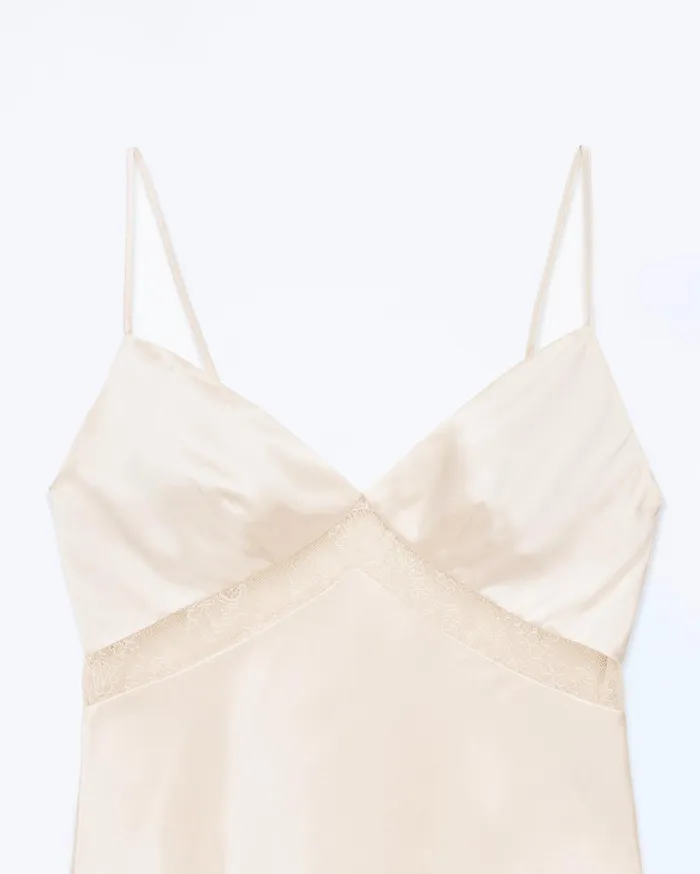 From Future Shirts TShirts and Tops Women Dallia Strap Top Champagne