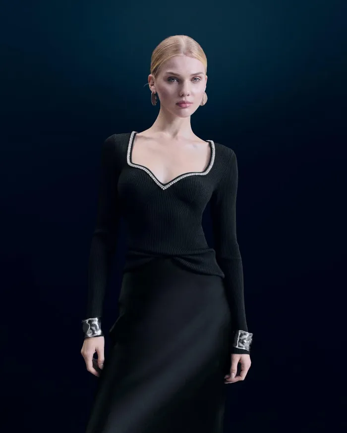 From Future Shirts TShirts and Tops Women Long Sleeve Top Black