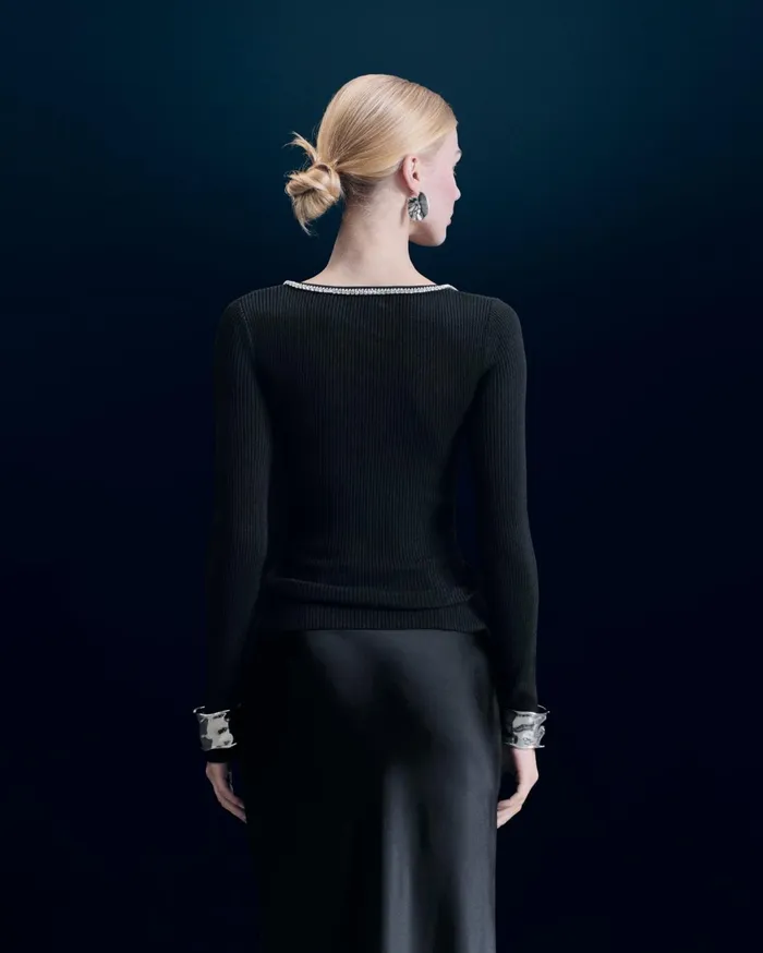 From Future Shirts TShirts and Tops Women Long Sleeve Top Black