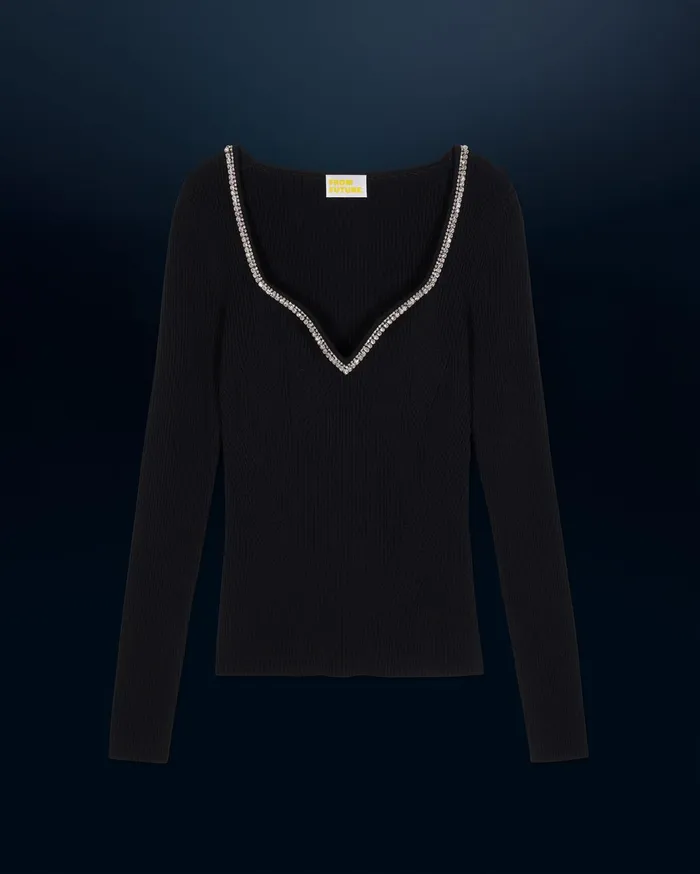 From Future Shirts TShirts and Tops Women Long Sleeve Top Black