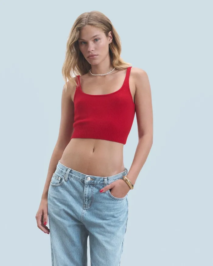 From Future Shirts TShirts and Tops Women Strap Top Hot Red