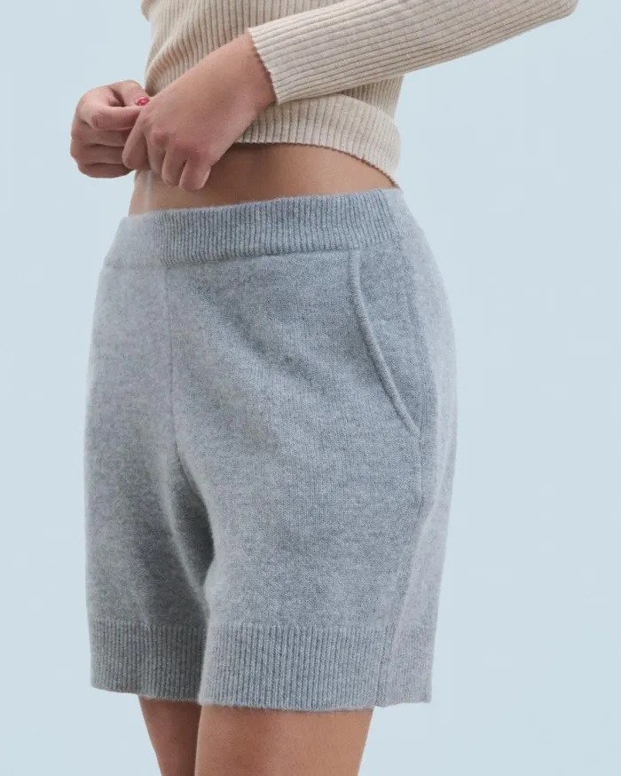 From Future Shorts Women Short Bermuda Dark Heather Gray