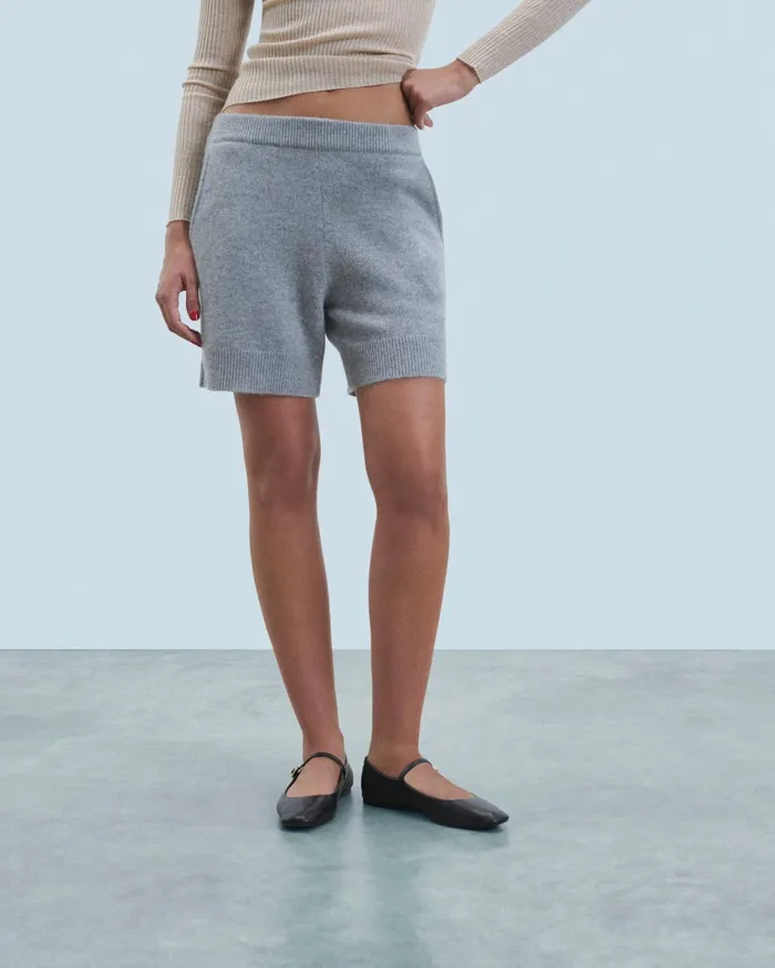 From Future Shorts Women Short Bermuda Dark Heather Gray